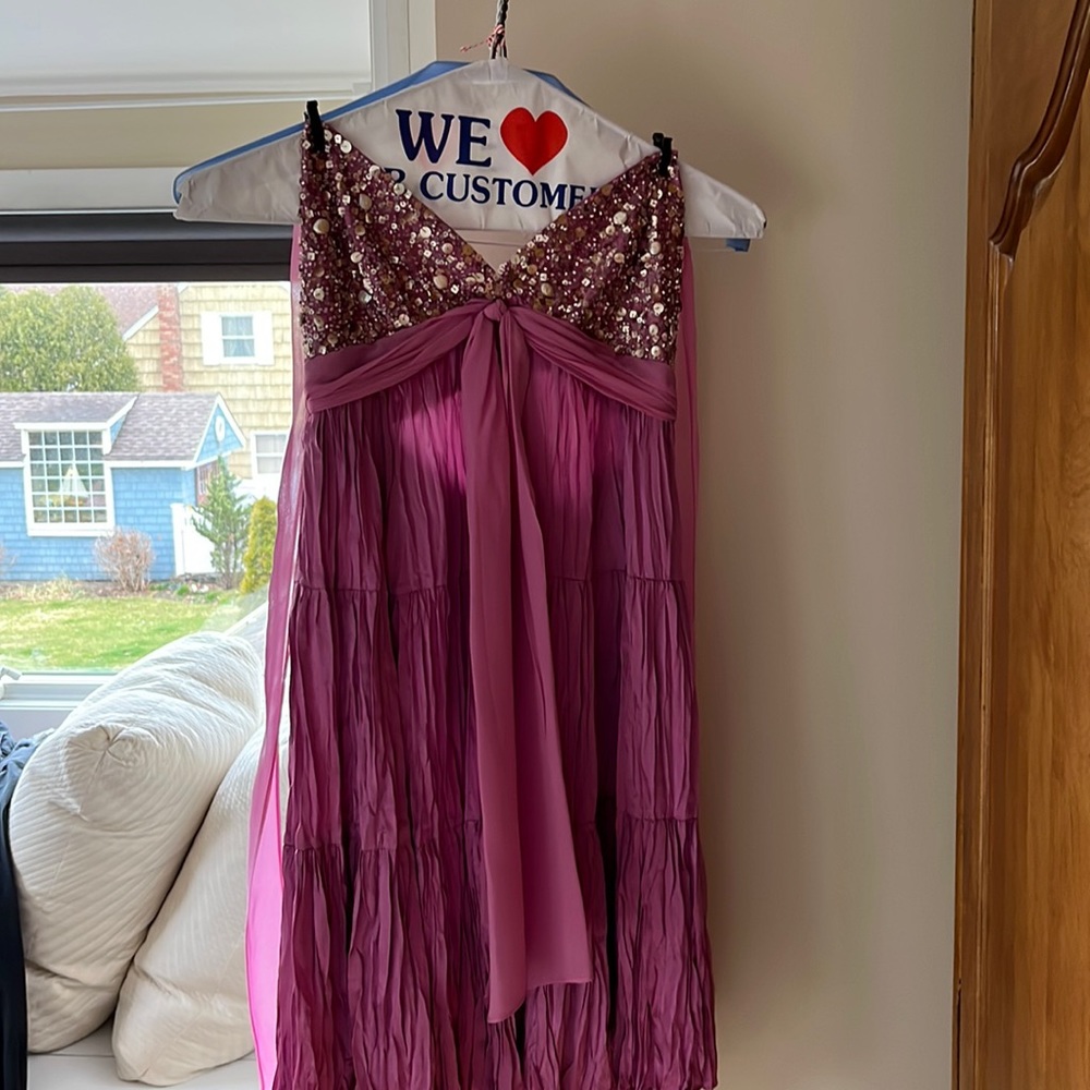 BCBG maxazara rose halter dress